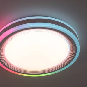 LED mennyezeti lámpa Gömb, CCT, RGB, Ø 40cm
