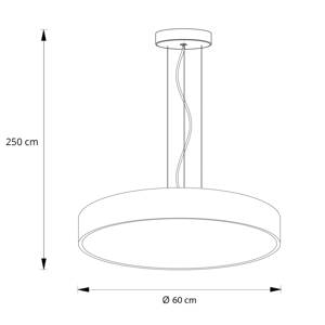 Arcchio Vanida LED függő lámpa, fekete, 60 cm